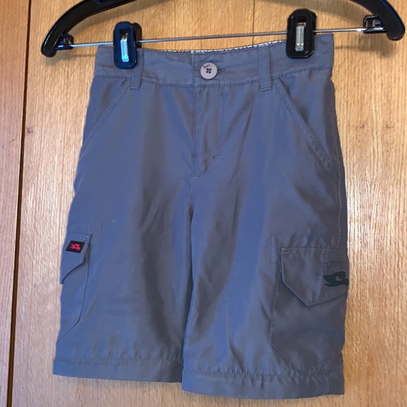 Tony hawk size 5 gray polyester cargo 4 pocket skater shorts VGUC - Picture 4 of 12